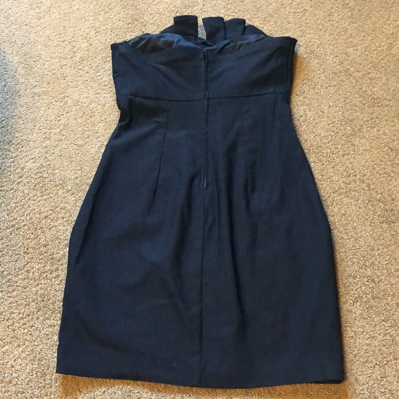 Little Black Strapless Cocktail Dress - Picture 2 of 9